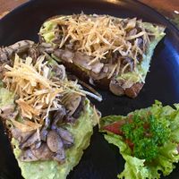   at Namaskara Coffee & Superfoods in Ubud