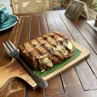 delicious banana breadd  at Namaskara Coffee & Superfoods in Ubud