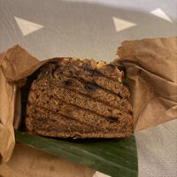 Vegan banana bread  at Namaskara Coffee & Superfoods in Ubud