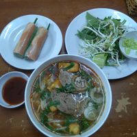 My kind of full breakfast  at Au Lac in Da Lat