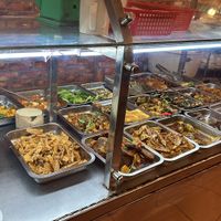 Buffet! It seems they prefer you to point at what you want and they make the plate up for you   #Veganuary at Au Lac in Da Lat