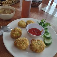 Fried tofu. Just ok at Au Lac in Da Lat
