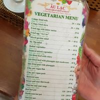 Yum! at Au Lac in Da Lat