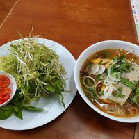 Pho beef, spicy but good at Au Lac in Da Lat