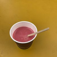 Ginger shot with apple juice: nice and strong (although not as strong as a pure gingershot)  at Mr Blou I Love You in Amsterdam