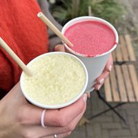 ABC en pineapple juices  at Mr Blou I Love You in Amsterdam