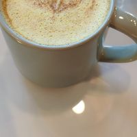 Golden latte at Kale+Coco in Dublin