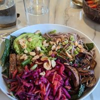 Noodle bowl at Kale+Coco in Dublin