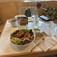 Our cozy corner  at Kale+Coco in Dublin