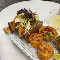 Jackfruit tacos at Healthful in Rotterdam