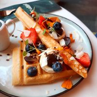 Waffle at Healthful in Rotterdam