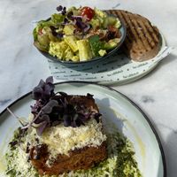 Lasagne: quite tasty, but not creamy enough for me. at Healthful in Rotterdam