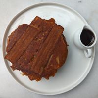 Bacon & Cheese Pancakes at Healthful in Rotterdam