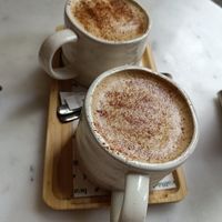 Dirty chai at Healthful in Rotterdam