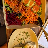 Plant Protein salad at Rich 'N Greens in Cologne