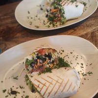 Vegan burritos at Rich 'N Greens in Cologne
