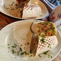 Vegan burrito at Rich 'N Greens in Cologne
