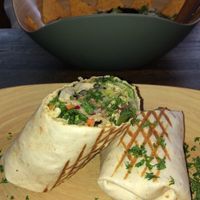 White-Smoked Vegan Burrito  at Rich 'N Greens in Cologne