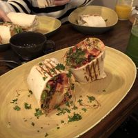 Plant protein burrito at Rich 'N Greens in Cologne