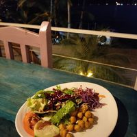Starter salad at Stashus Con Fusion in Puerto Viejo De Talamanca
