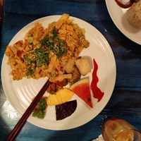 Look how beautiful the fruits look - ok sorry not the best picture but it WAS very nice looking at Stashus Con Fusion in Puerto Viejo De Talamanca