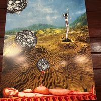 The owners art! He was kind enough to share the story behind the art at Stashus Con Fusion in Puerto Viejo De Talamanca