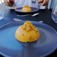 Bavarese alle Albicocce at Ninfood in Cuneo