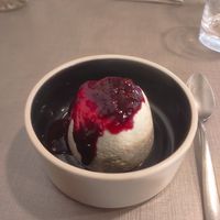 Panna cotta al cocco at Ninfood in Cuneo