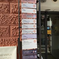 Vegan sorts  at Gelateria Romantika in Ljubljana