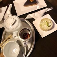 Yummy vegan desserts  at Kavarna Cacao in Ljubljana