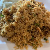 vegan lamb biryani  at Kitchen Samrat in Footscray