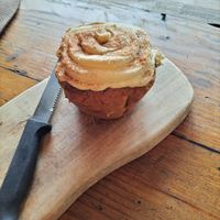 Carrot cake at Sunday Sustainable Bakery in Byron Bay
