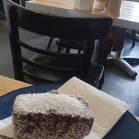 Vegan lamington at Bean Counter Cafe in Fairfield