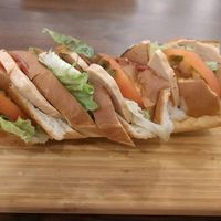 Accomodating Baguette with Soy Ham at Swell Bowls in Tokyo