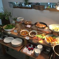 Lunch buffet at Swell Bowls in Tokyo