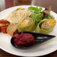 Vegetarian Buffet. at Swell Bowls in Tokyo