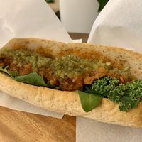 Vegan Ball Dog at Swell Bowls in Tokyo