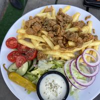 Kebab plate 🧆  at New York Pizza in Lund