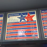 Vegan pizzas at New York Pizza in Lund