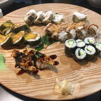 You don’t need all of this plus 2 other plates. But I tried anyway 😅 at Hanamura in Modbury