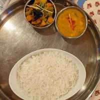Vegetable Curry and Dal, the rice was superb at Saffron Ikebukuro in Tokyo