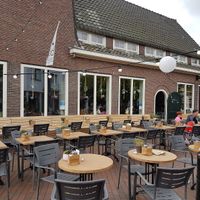 large terrace at Your Coffee in Hilversum