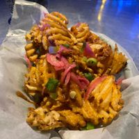 Curried fries at Bang Up To The Elephant in Denver