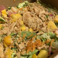 Big as yer head salad! Delicious!!!  at Bang Up To The Elephant in Denver