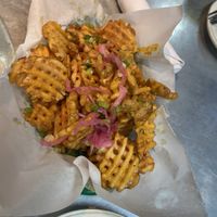 Curry fries at Bang Up To The Elephant in Denver