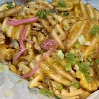 Curry Waffle Fries  at Bang Up To The Elephant in Denver