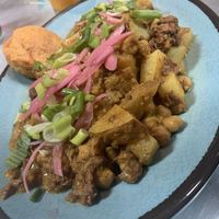 Coconut curry  at Bang Up To The Elephant in Denver