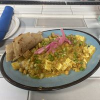 coconut curry (roti instead of cornbread )  at Bang Up To The Elephant in Denver