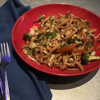 Bowl o lomein at Bang Up To The Elephant in Denver