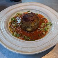 POTATO & PLANTAIN MOFONGO at Bang Up To The Elephant in Denver